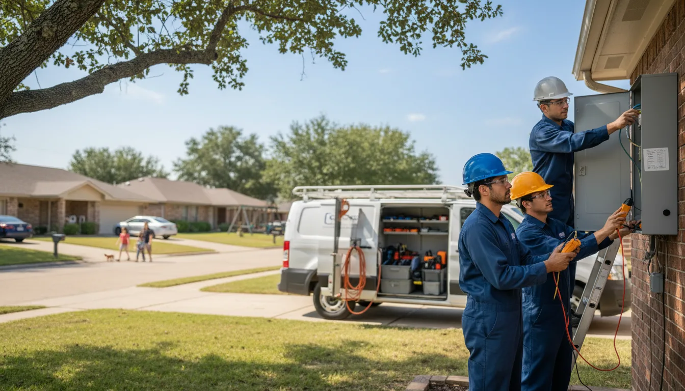 Certified electrician providing emergency electrical services in Braman, OK